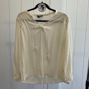 Paige Shareen Tie Front Blouse